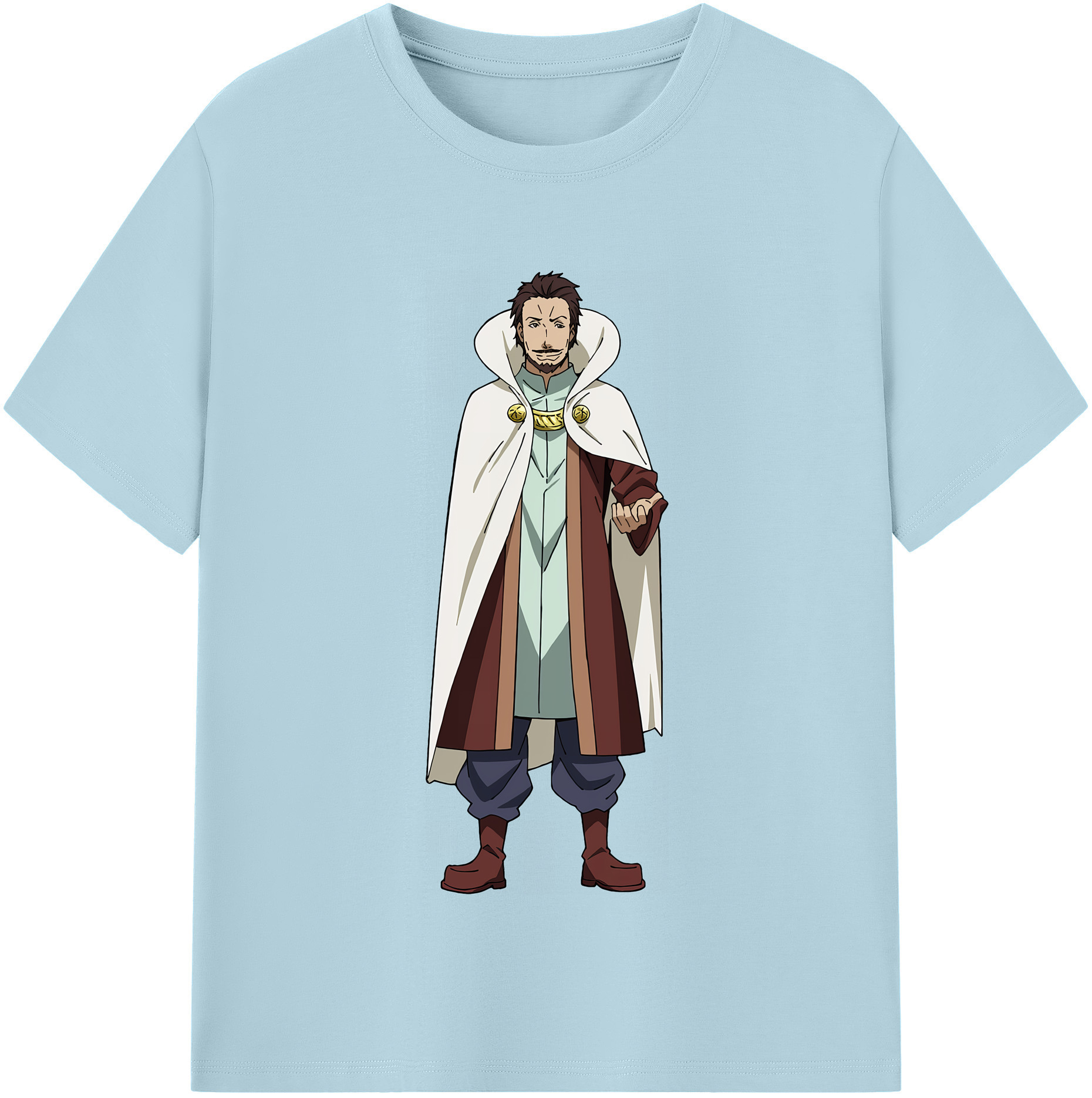 （画像用） 転スラ Regarding Reincarnated to Slime 綿100％半袖Tシャツ（フロントプリント）
